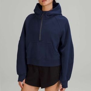 NWT Lululemon Scuba Oversized Half-Zip hoodie - M/L - Night Sea